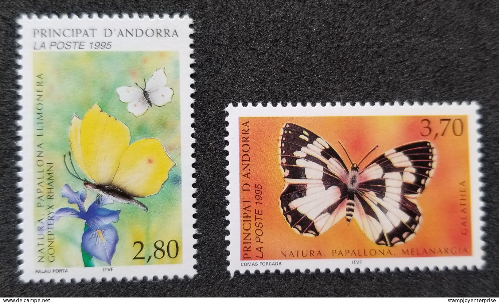 Andorra Nature Preservation 1995 Butterfly Moth Insect Butterflies (stamp) MNH - Neufs