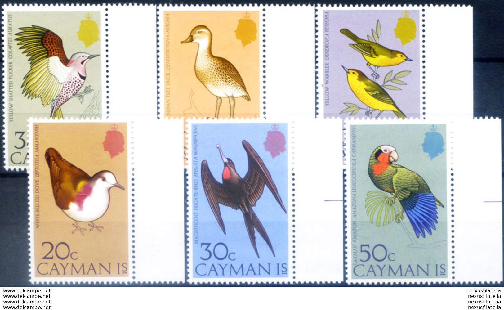 Fauna. Uccelli 1975. - Caimán (Islas)