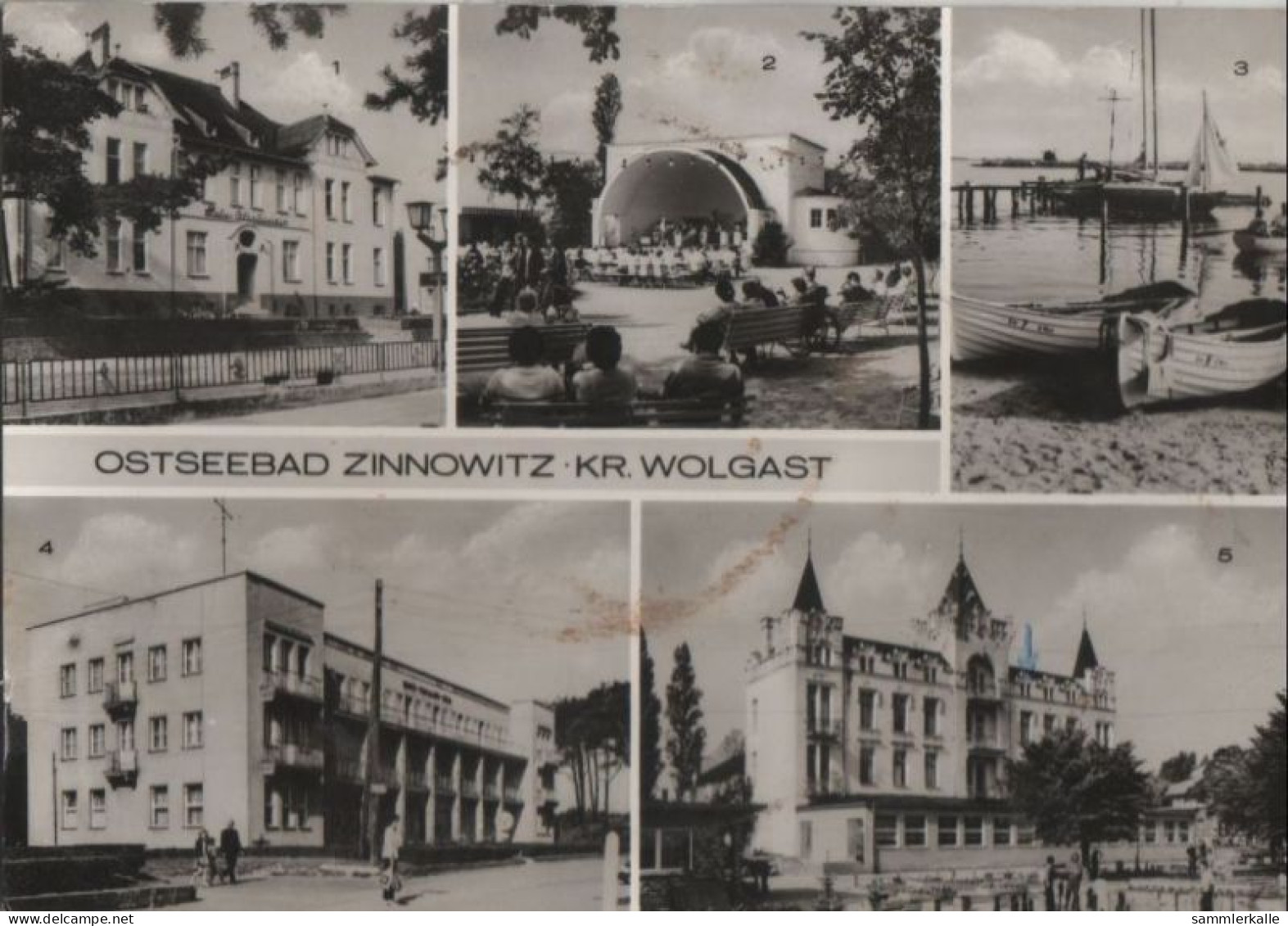52119 - Zinnowitz - U.a. Konzertpavillon - 1977 - Zinnowitz