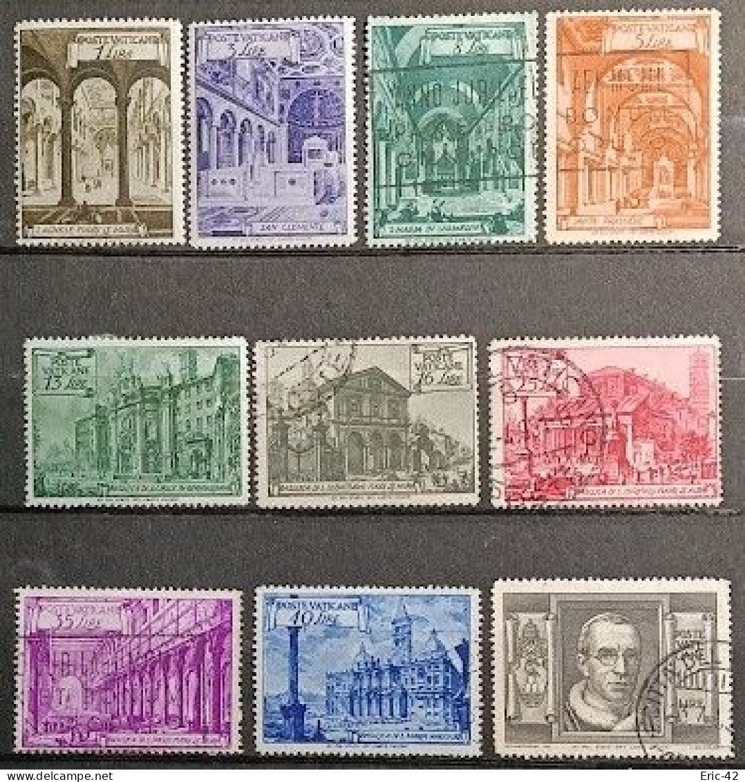 VATICAN. Y&T N°140 à 149. USED. - Gebraucht