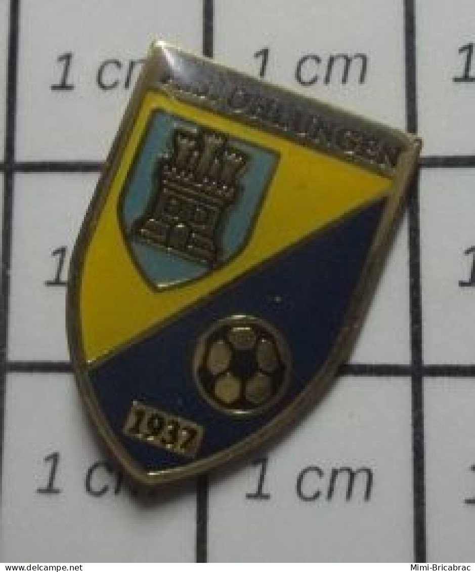 1116C Pin's Pins / Beau Et Rare / SPORTS / CLUB FOOTbaLL AS OHLUNGEN 1937 - Voetbal