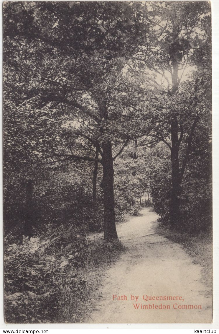 Path By Queensmere, ,Wimbledon Common. - (England) - 1906 - Surrey