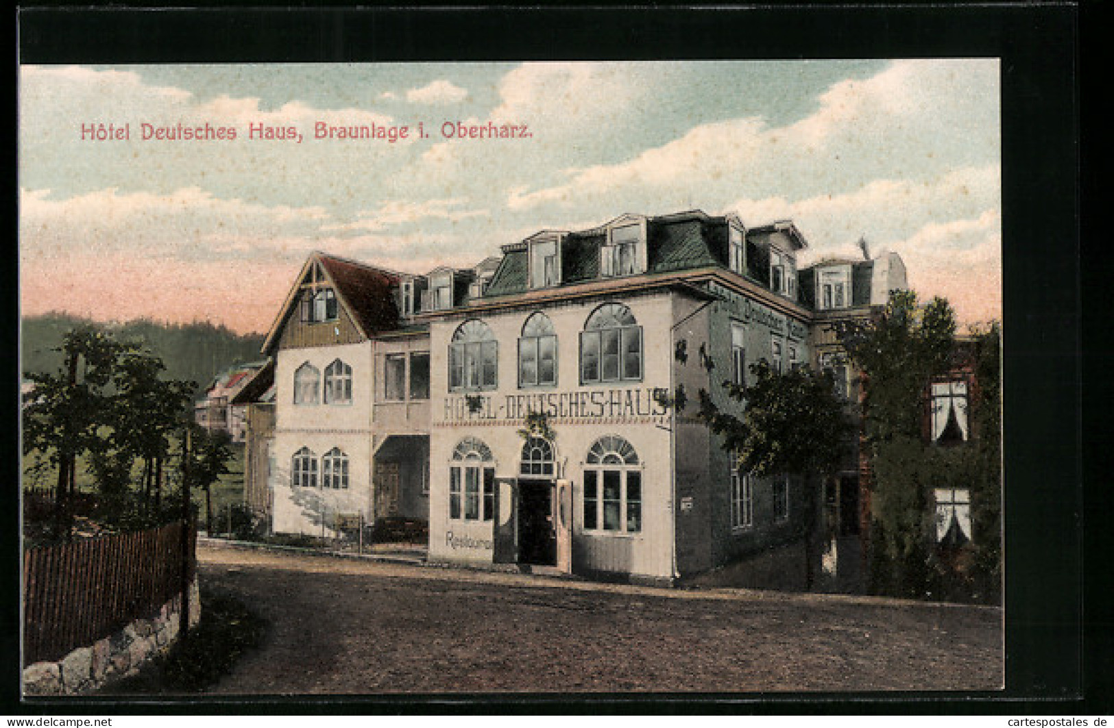AK Braunlage I. Oberharz, Hotel Deutsches Haus  - Oberharz