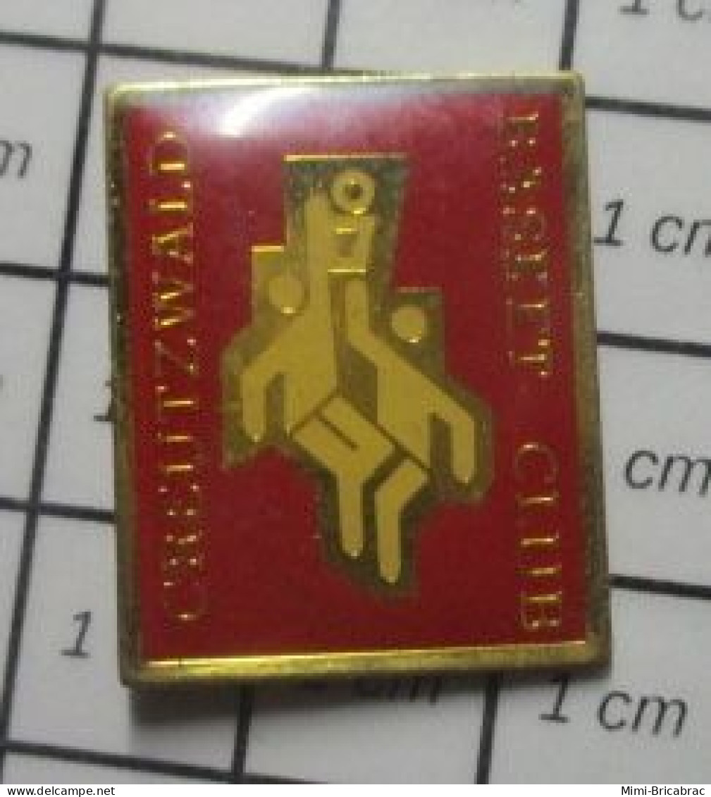 821 Pin's Pins / Beau Et Rare : SPORTS / BASKET-BALL CREUTZWALD CLUB - Basketball