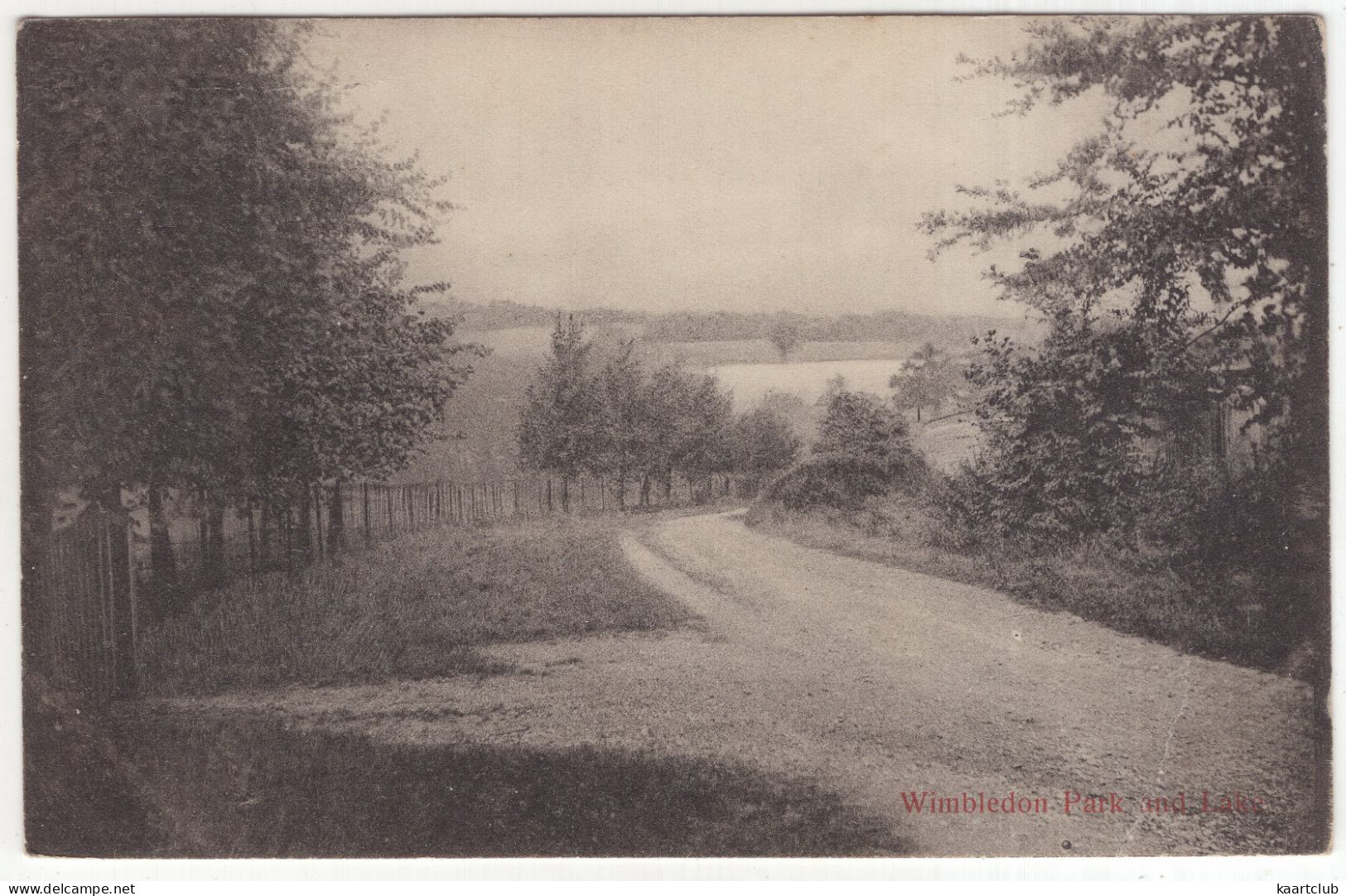 Wimbledon Park And Lane. - (England) - 1906 - Surrey