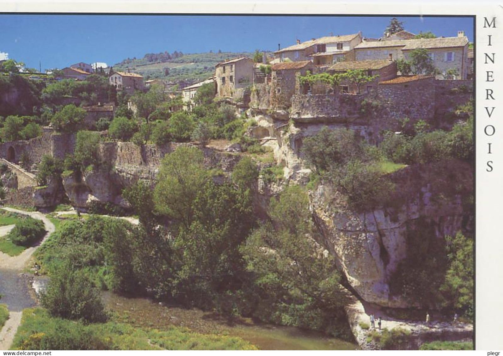 3-34158 02 01+14 - MINERVE - VUE DES REMPARTS ET DE LA CALADE DEPUIS LA MALEVOISINE - Saint-Pons-de-Thomières