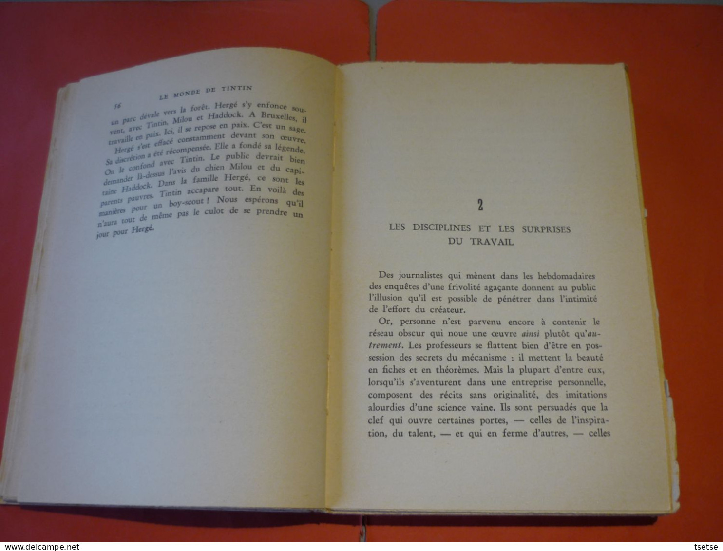 Hergé – Pol Vandromme – Le Monde de Tintin – Gallimard – 1959 / Rare , épuisé