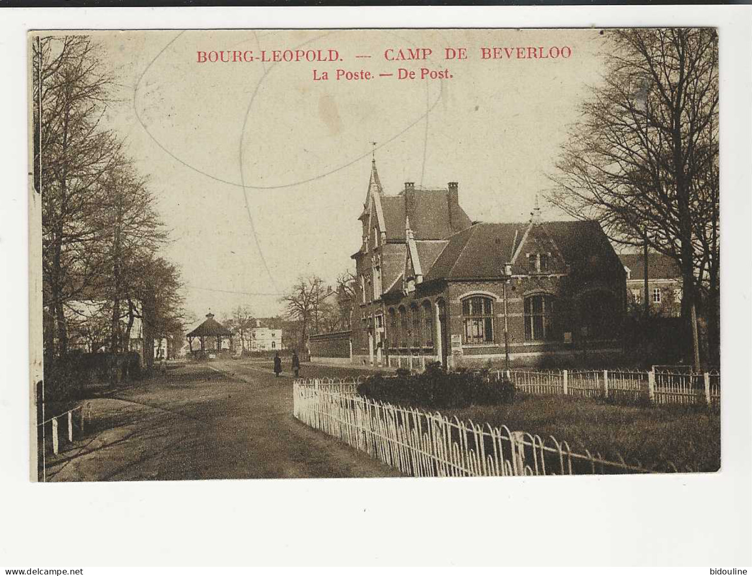 CPA-BOURG LEOPOLD " Camps De Beverloo-De Post " - Leopoldsburg (Kamp Van Beverloo)