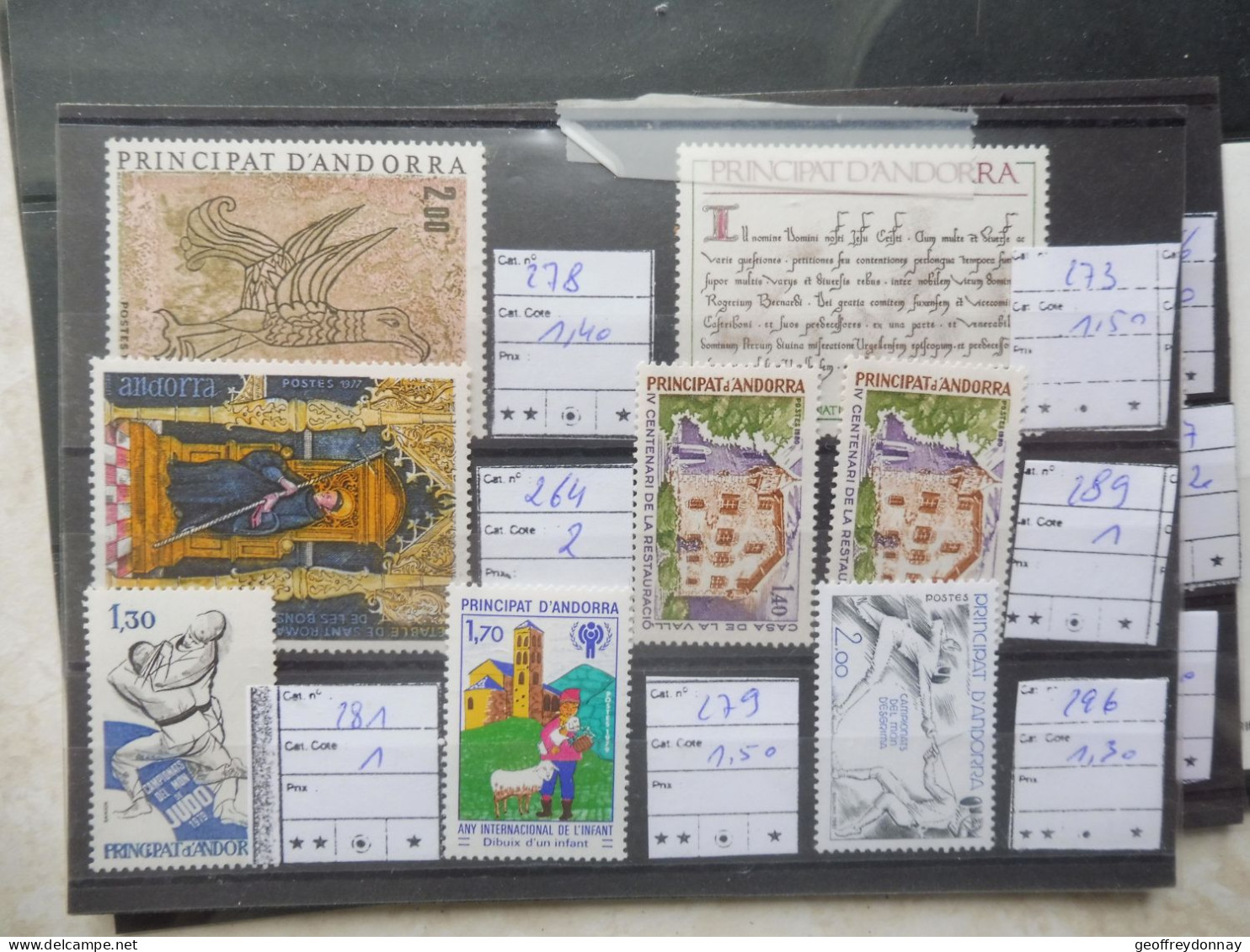 Andorre  Andorra Petit Lot Varié Neuf  Mnh ** Parfait Perfect - Collections