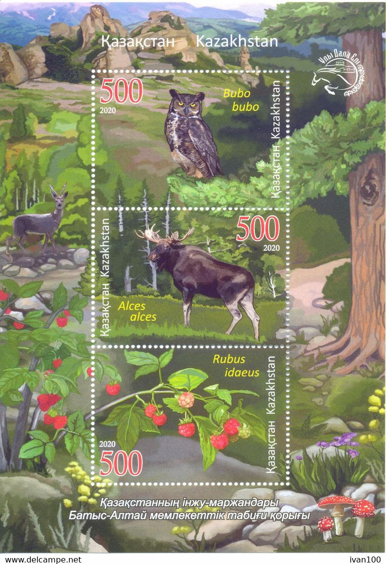 2020. Kazakhstan, West Altai Nature Reserve, S/s, Mint/** - Kasachstan