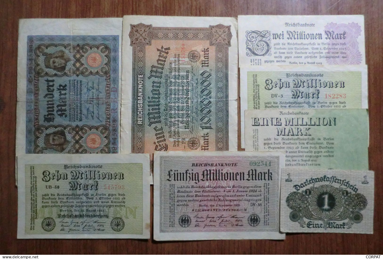 Germany Lot Of Old Banknotes Like The Photos Shown (8 Photos) - Altri – Europa