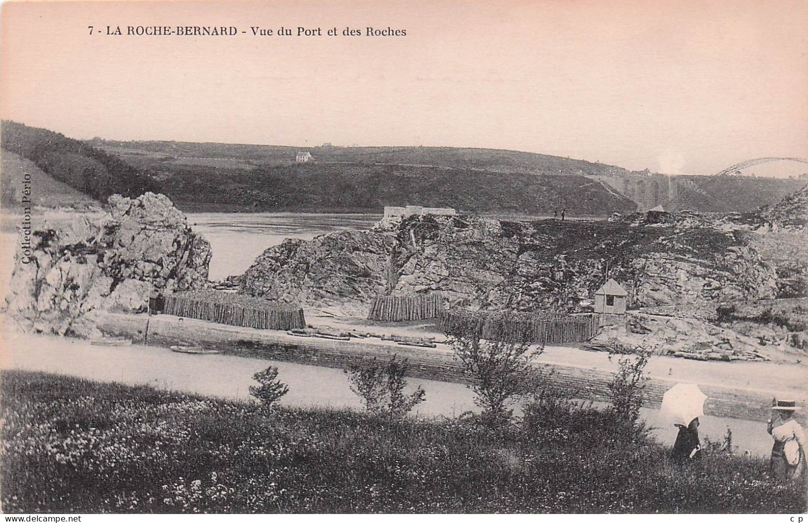 La Roche Bernard - Vue Du Port Et Des Roches  -  CPA °J - La Roche-Bernard