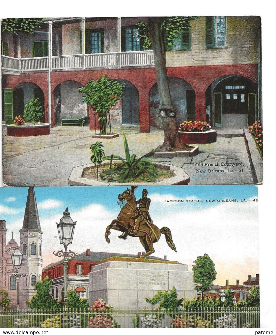 16 Cartes New Orleans Architecture Texte Au Dos - New Orleans