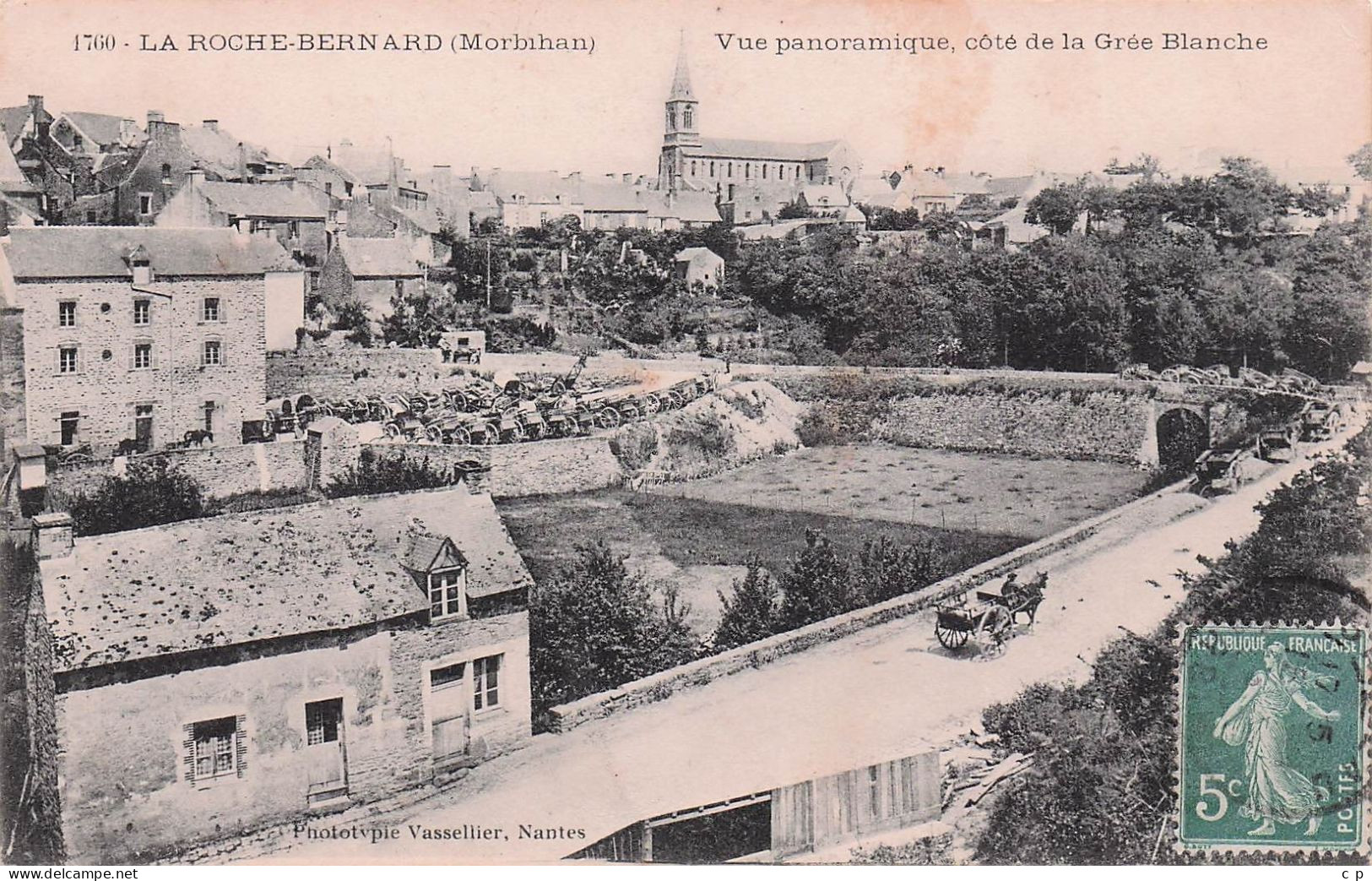La Roche Bernard - Vue Panoramique , Coté De La Grée Blanche  -  CPA °J - La Roche-Bernard