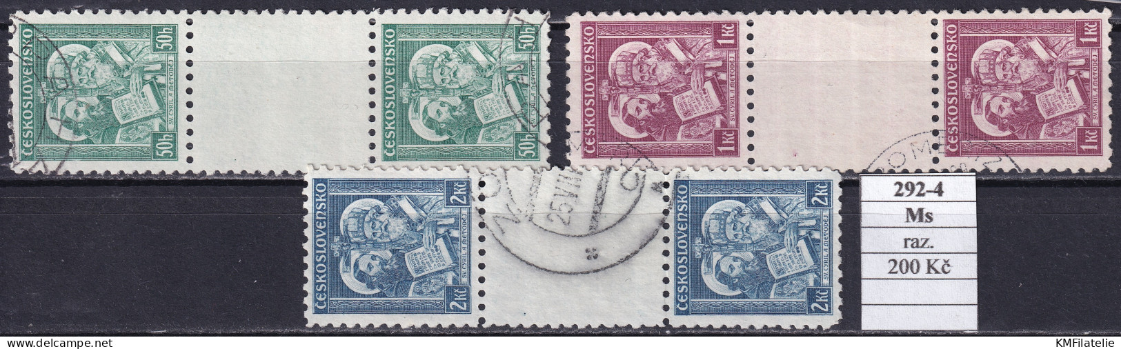 Czechoslovakia Pofis  292-4 Ms Used - Used Stamps