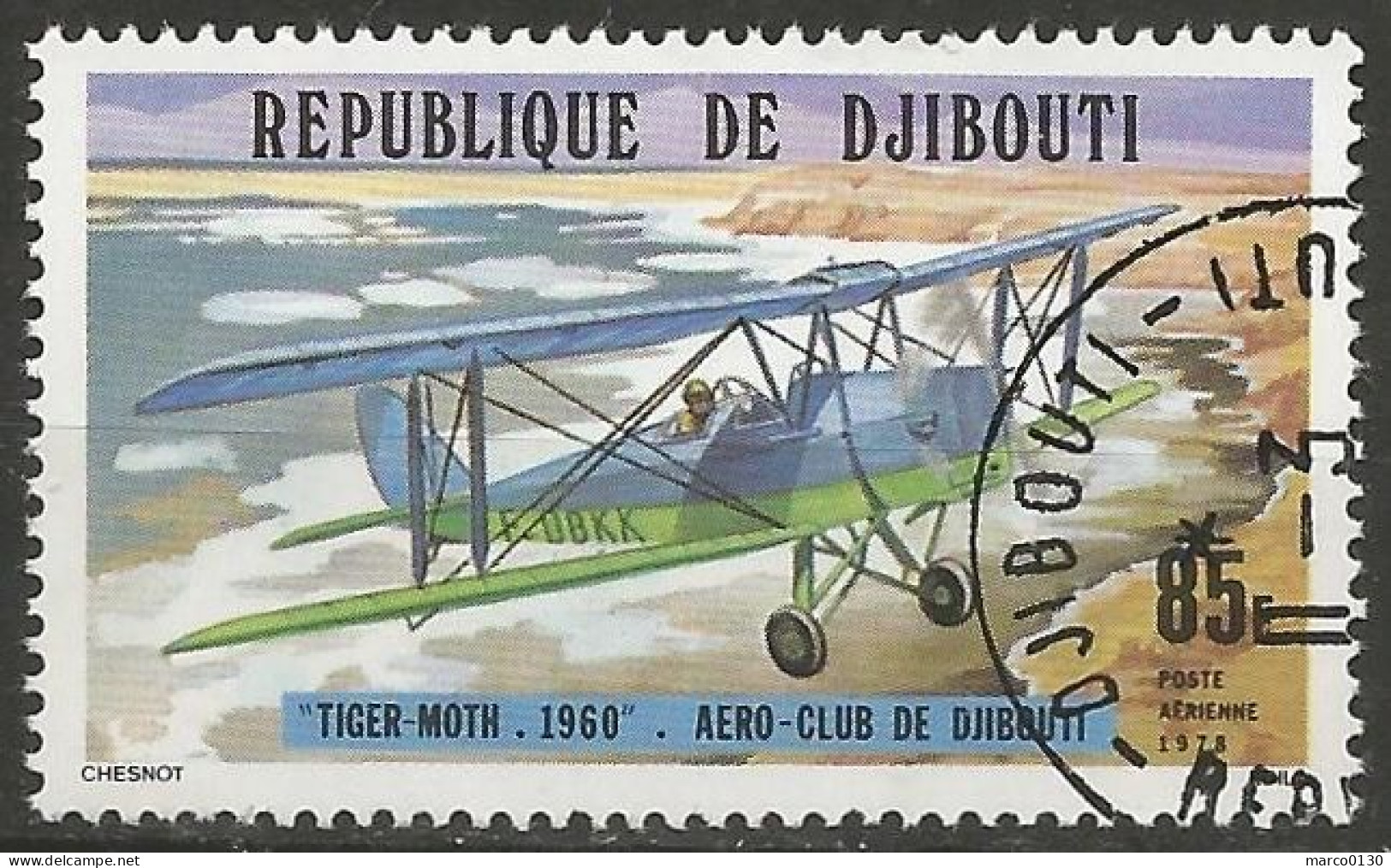 DJIBOUTI / POSTE AERIENNE N° 117 OBLITERE - Dschibuti (1977-...)