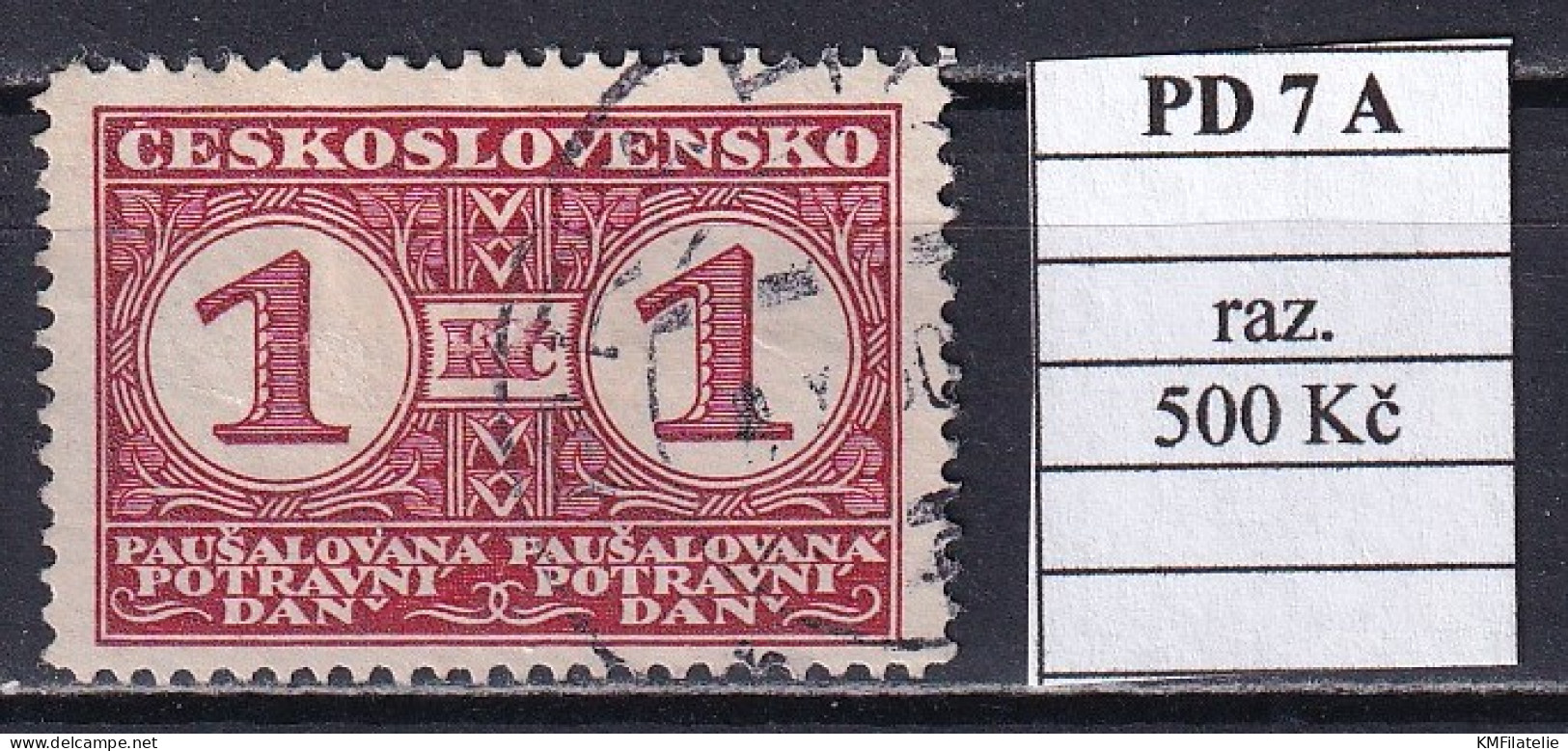 Czechoslovakia Pofis PD 7 A Used - Oblitérés