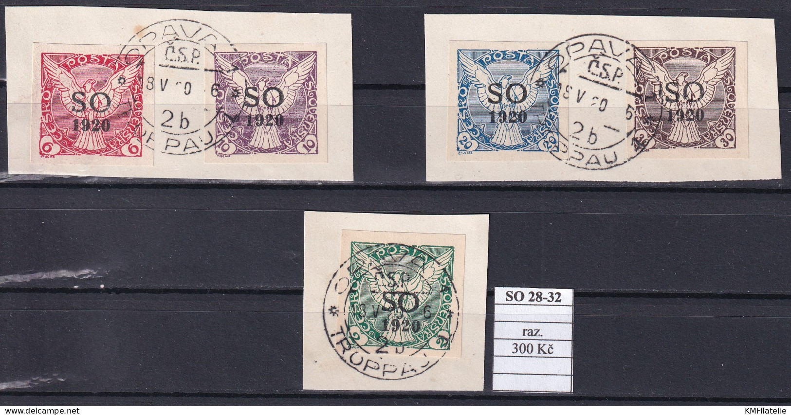 Czechoslovakia Pofis SO 28-32 Used - Used Stamps