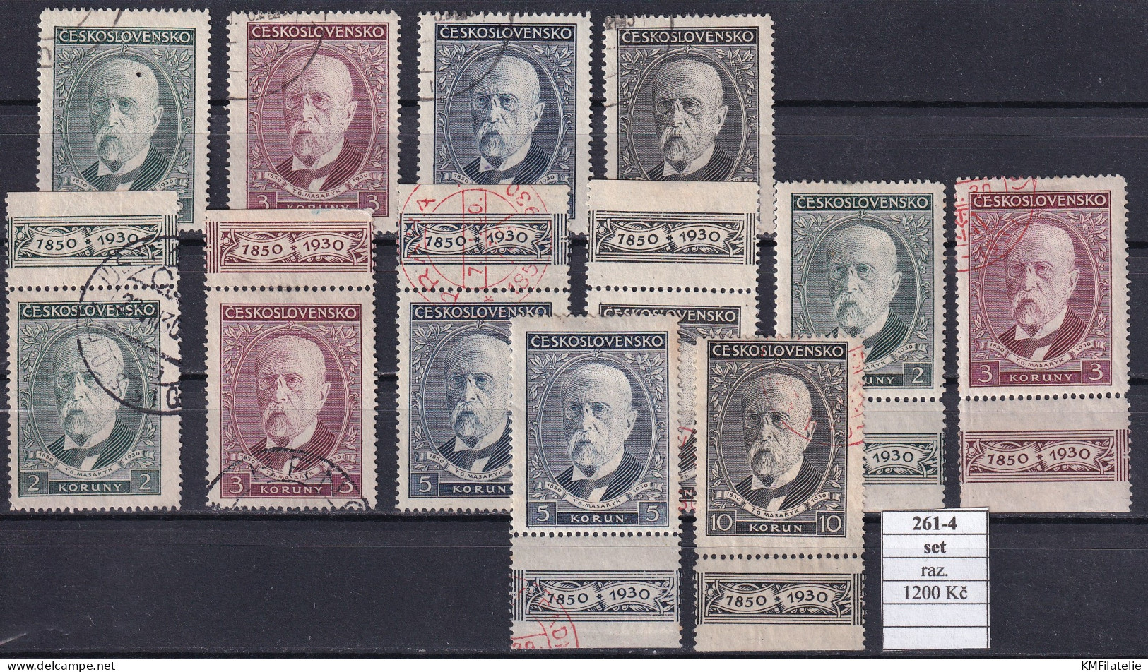 Czechoslovakia Pofis 261-4 Set Used - Used Stamps