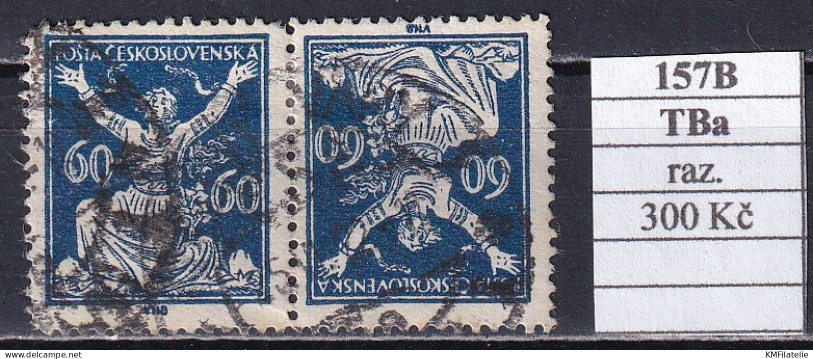 Czechoslovakia Pofis 157B TBa Used - Used Stamps