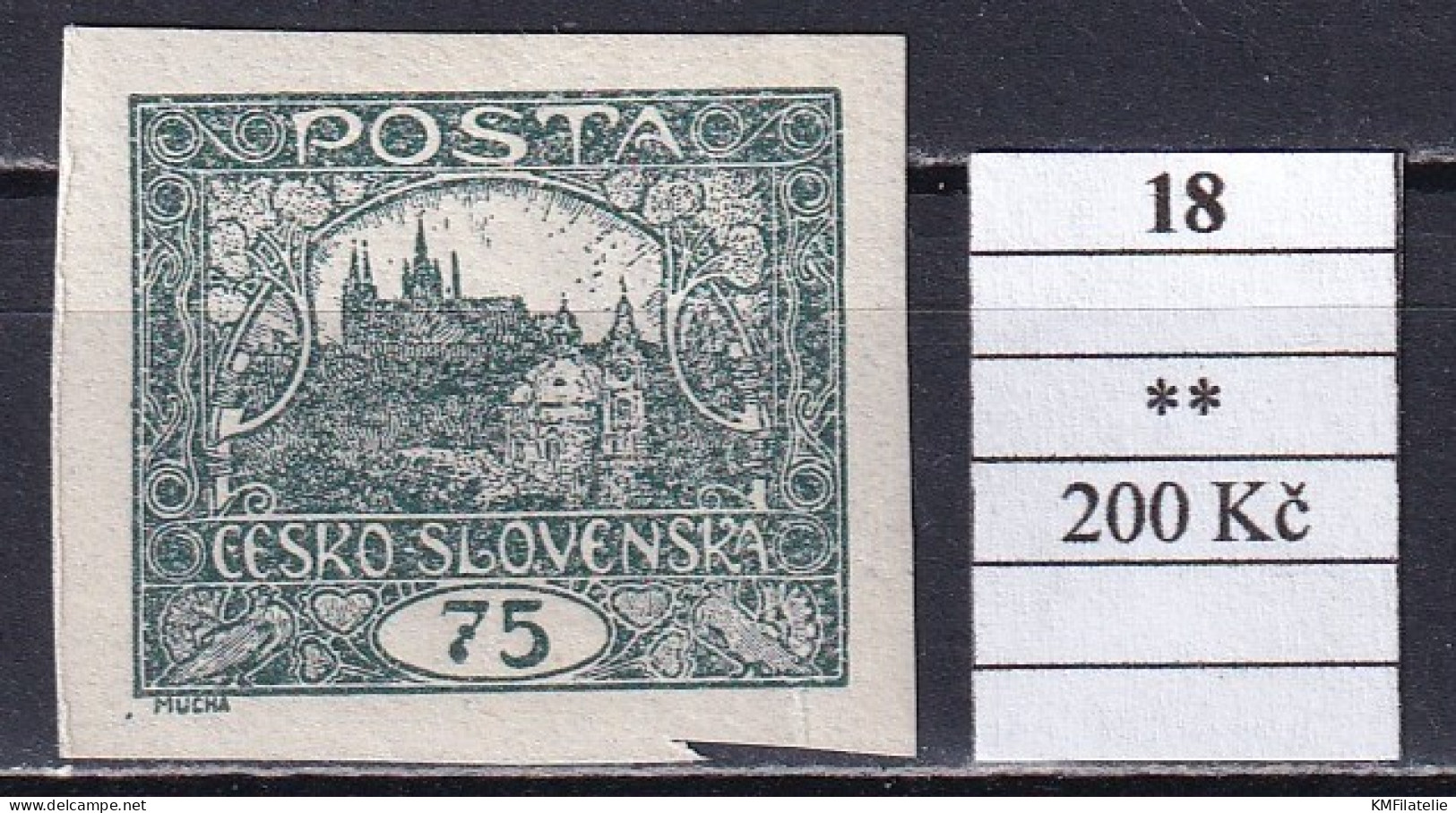 Czechoslovakia Pofis 18 MNH - Neufs