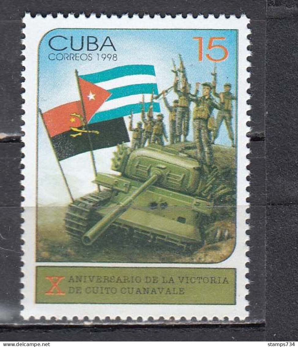 Cuba 1998 - 10th Anniversary Of The Victory Of Cuito Cuanavale/Angola, Mi-Nr. 4099, MNH** - Ungebraucht