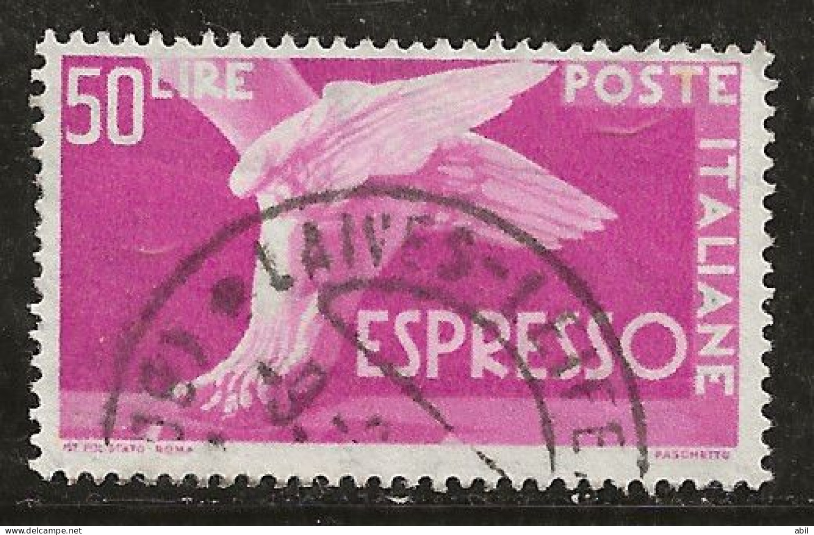 Italie 1955 N°Y.T. ; EX. 38 Obl. - Posta Espressa/pneumatica