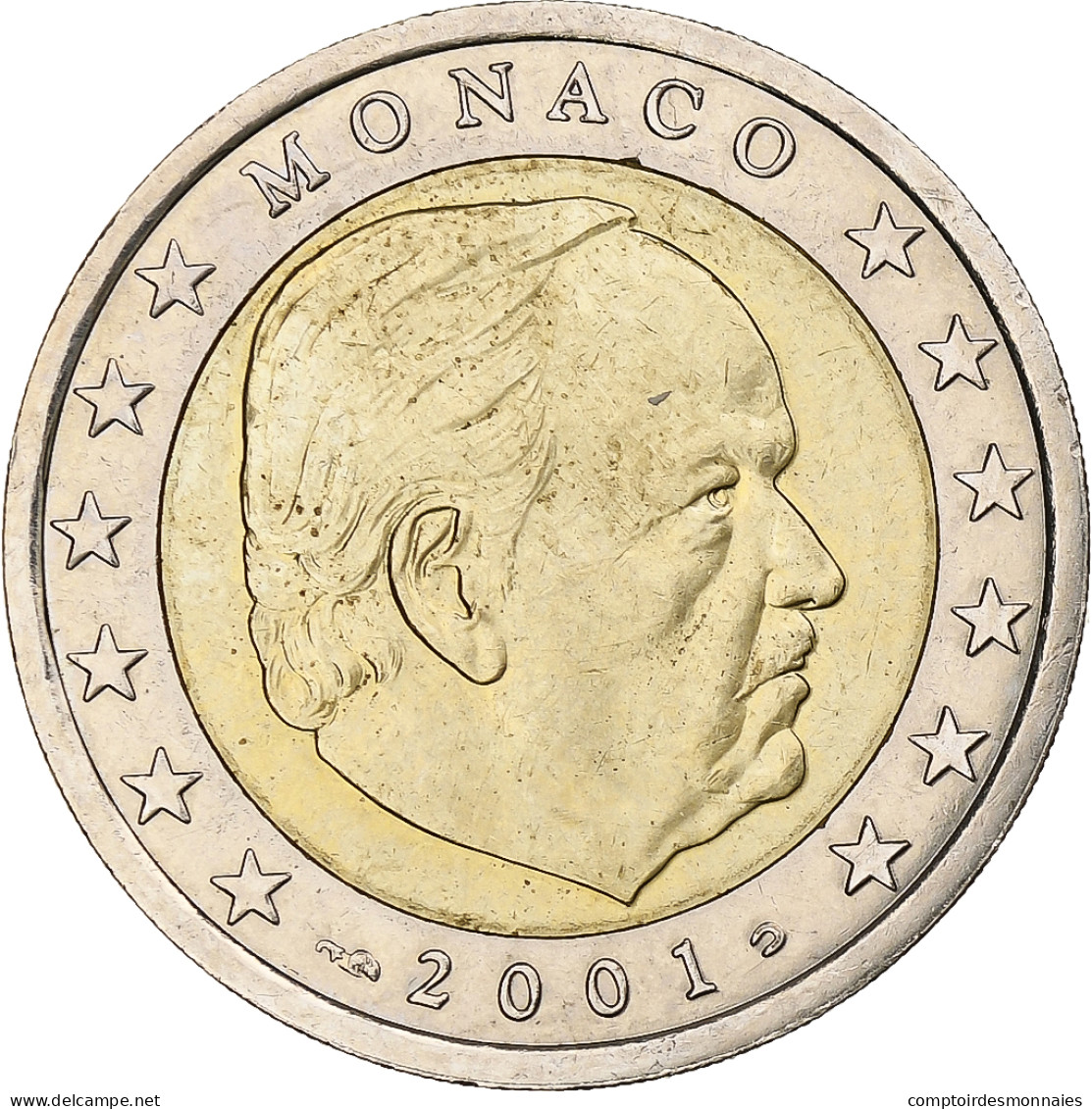 Monaco, Rainier III, 2 Euro, 2001, Monnaie De Paris, Bimétallique, SPL - Monaco