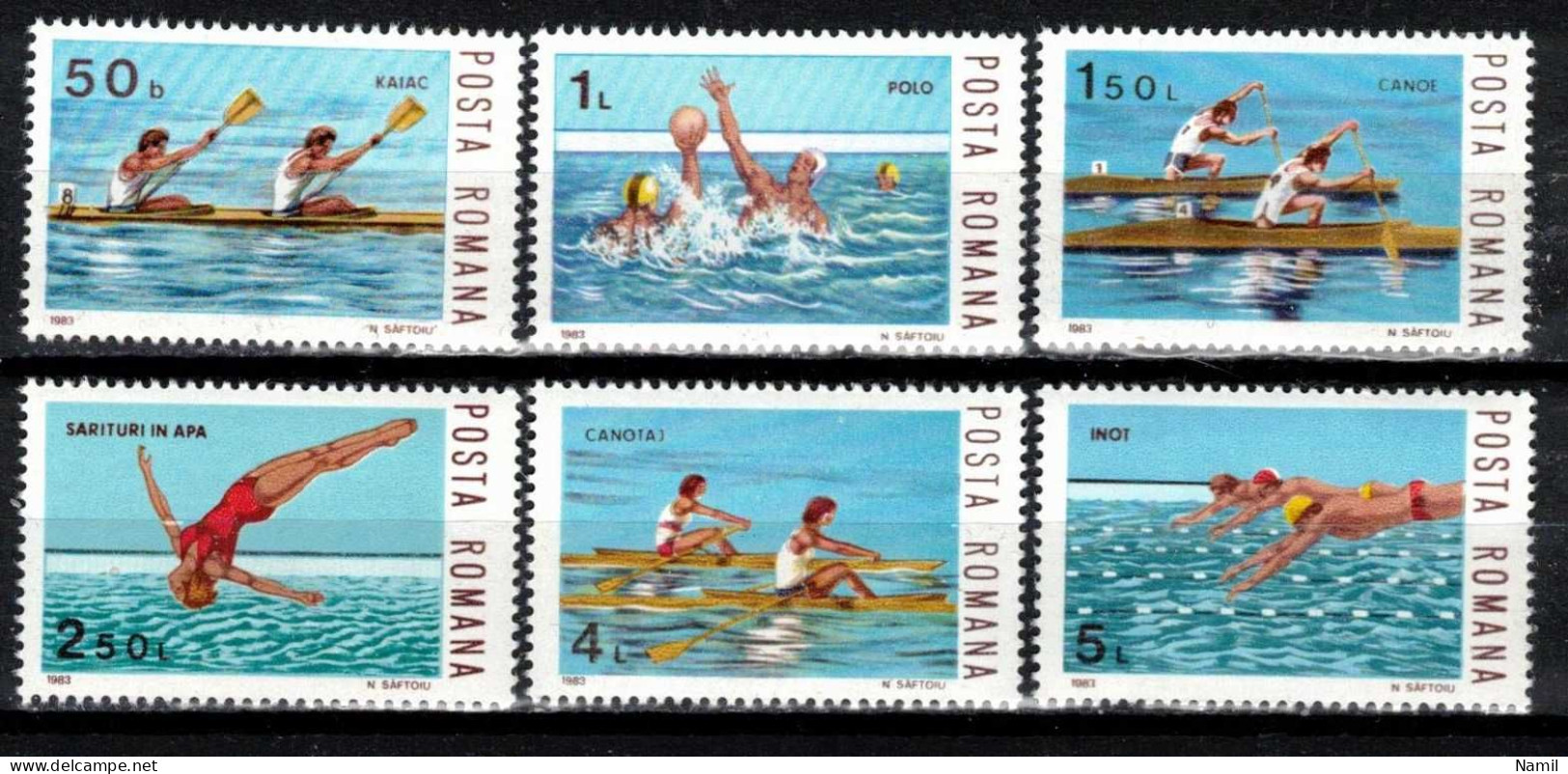 ** Roumanie 1983 Mi 3972-7 (Yv 3456-61), MNH)** - Ungebraucht