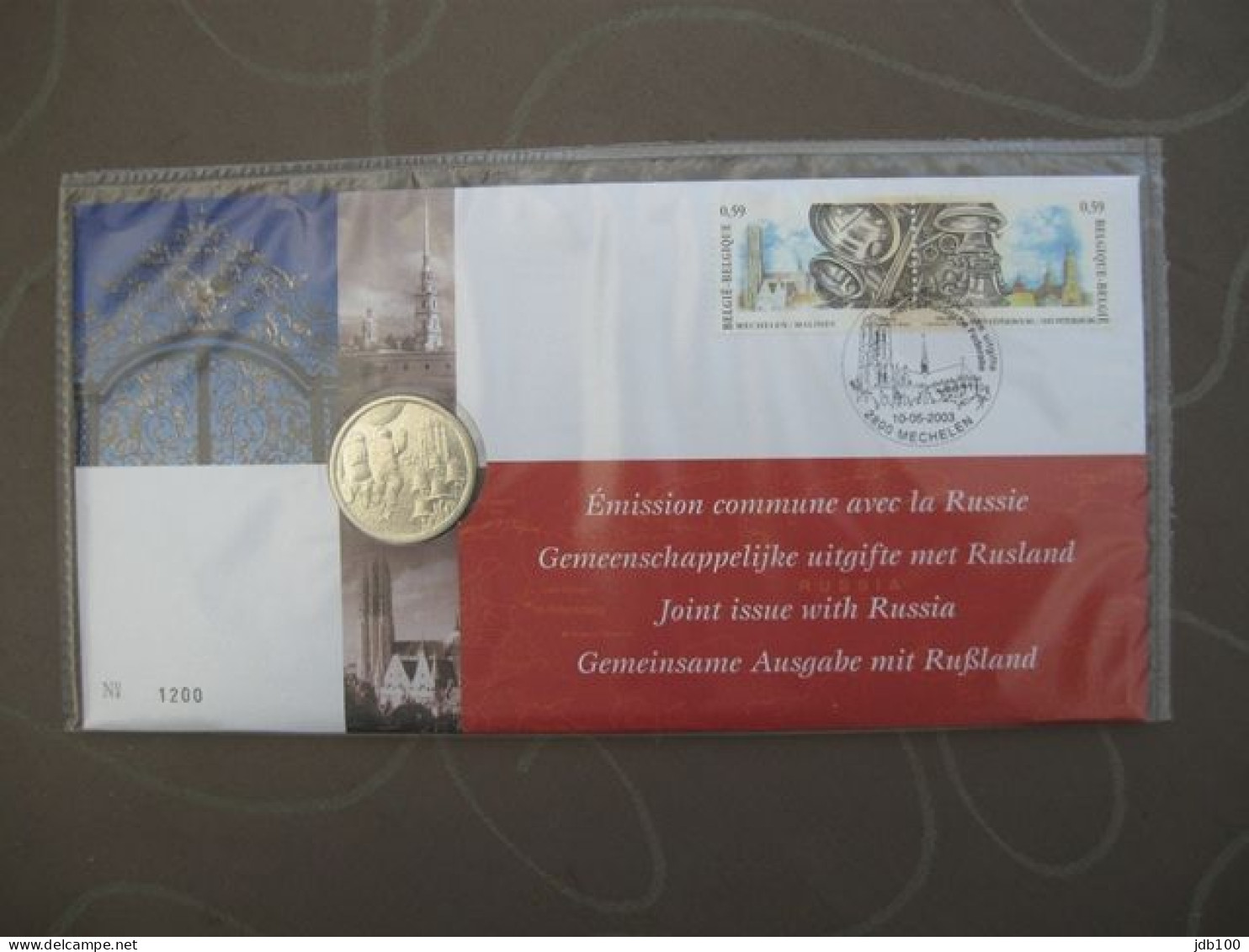 Numisletter 2003 België Belgique 3170 3171 Gemeenschappelijke Uitgave Met Rusland - Numisletter