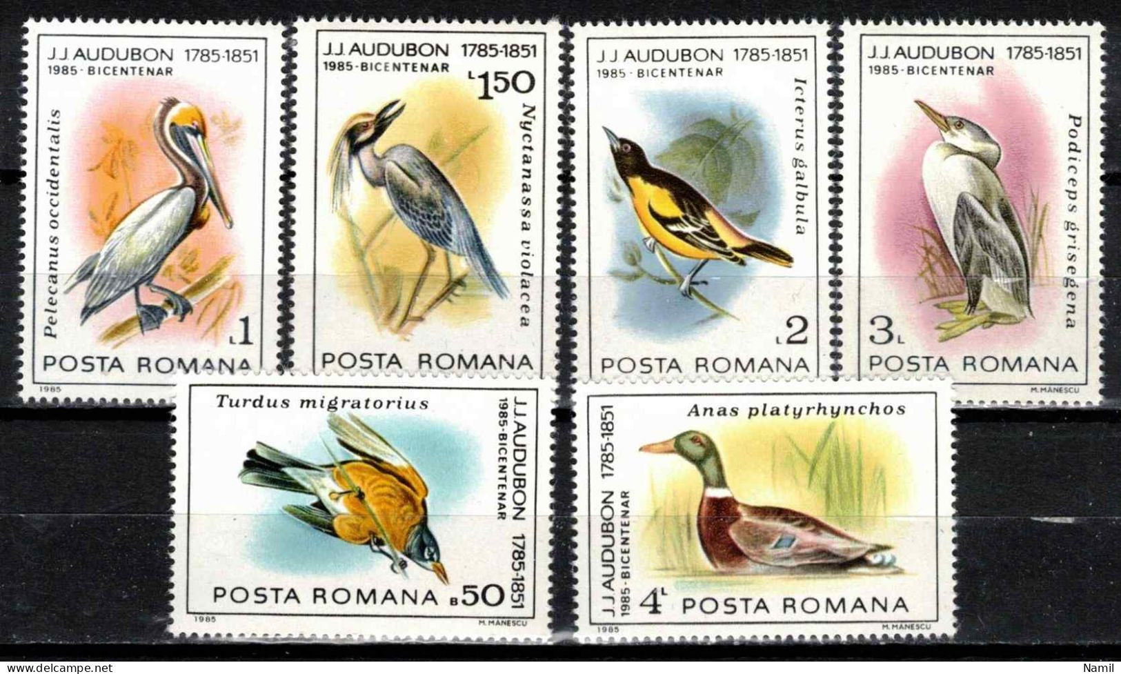 ** Roumanie 1985 Mi 4149-54 (Yv 3577-82), MNH)** - Unused Stamps