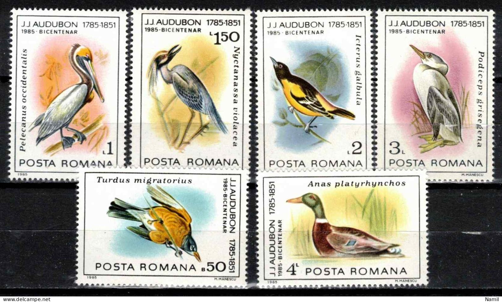 ** Roumanie 1985 Mi 4149-54 (Yv 3577-82), MNH)** - Nuevos