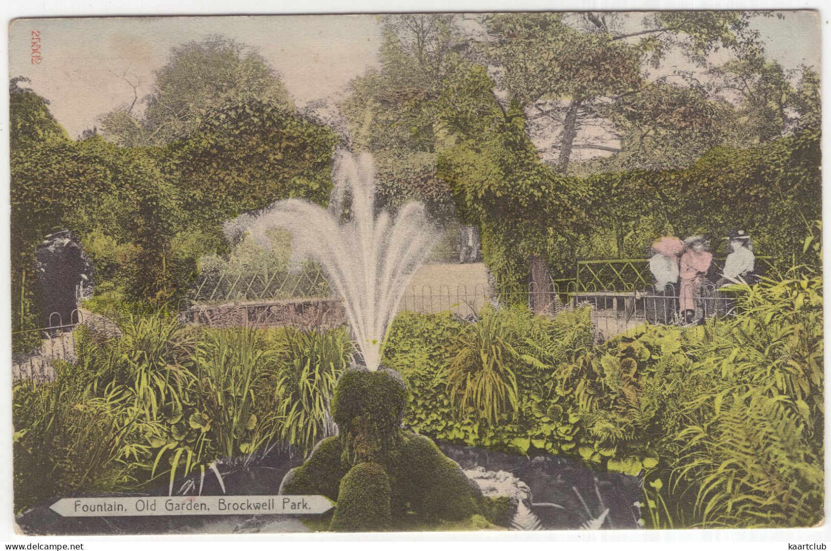 Fountain, Old Garden, Brockwell Park. - (England) - 1906 - Surrey