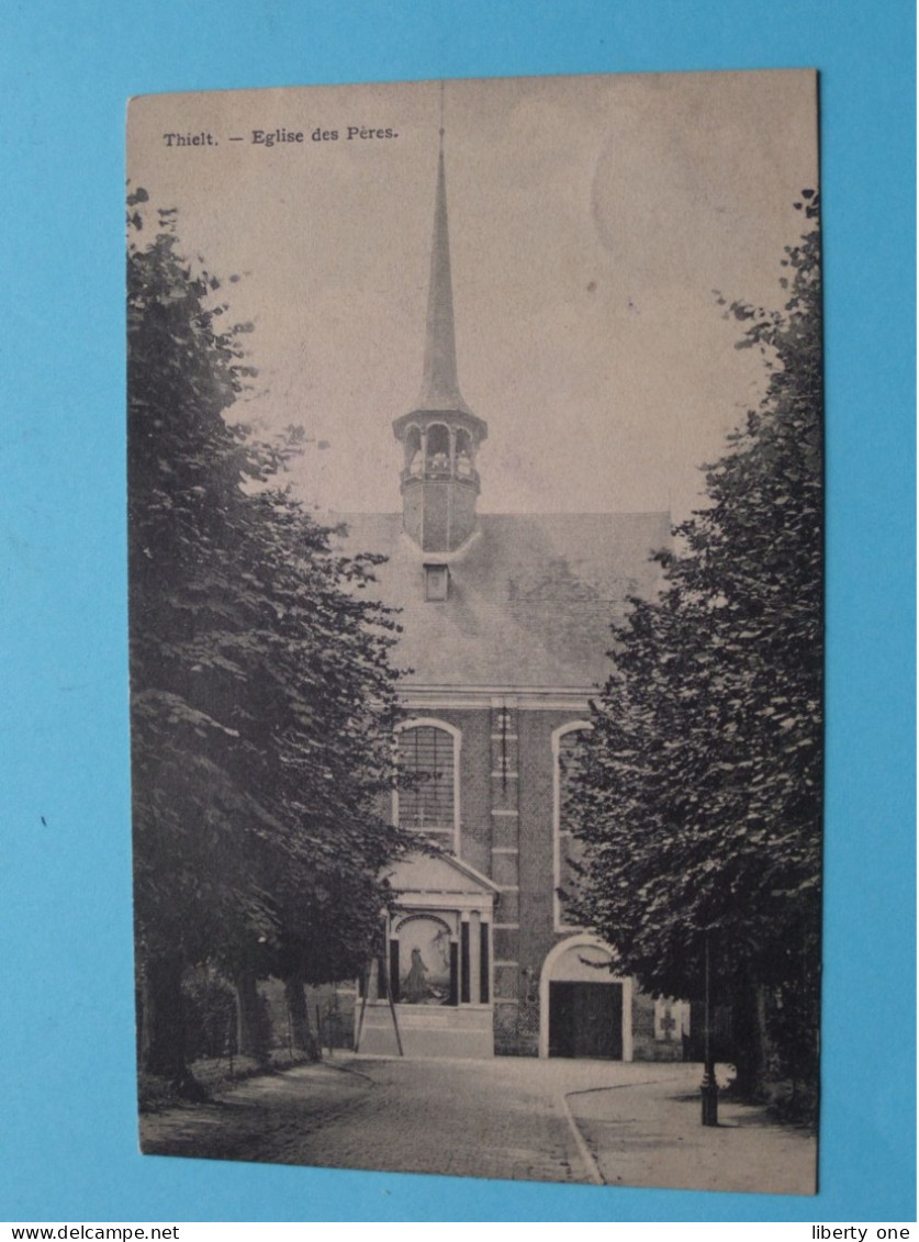 Eglise Des Pères > Thielt ( Edit. : H. Bertels ) Anno 1910 ( Zie Scans ) ! - Tielt