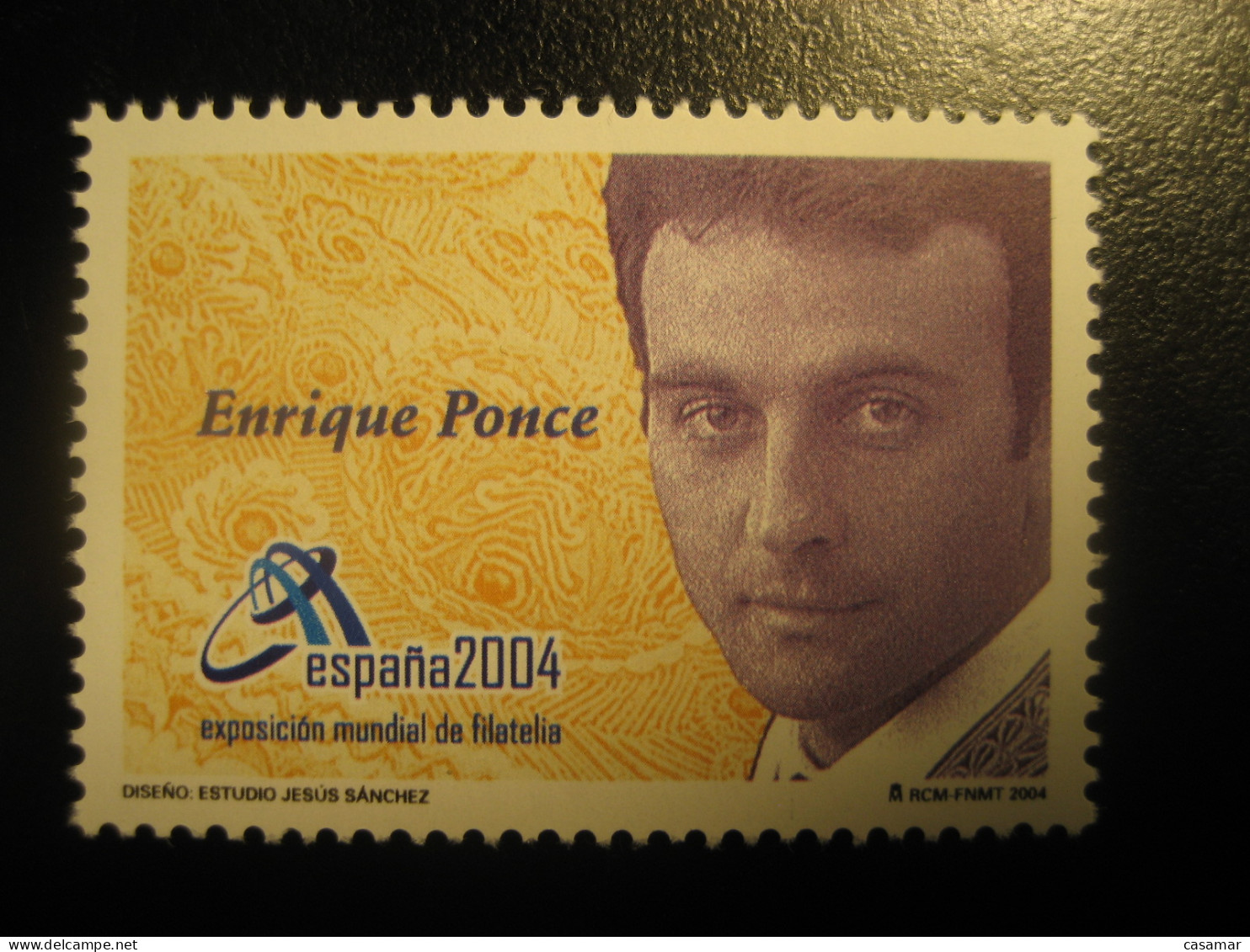 2004 ENRIQUE PONCE Torero Matador Bullfighter Poster Stamp Vignette SPAIN Label - Sonstige & Ohne Zuordnung