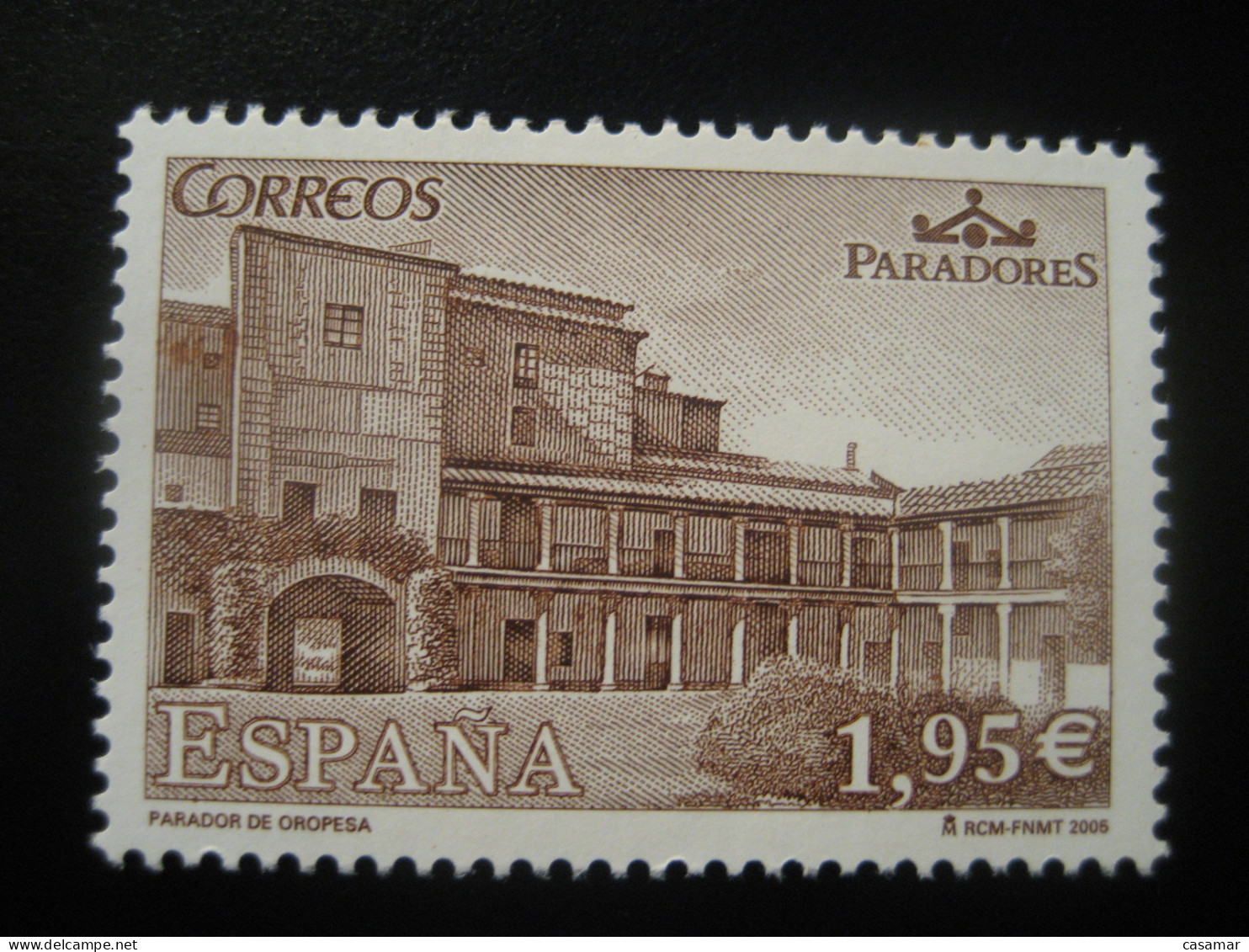 Edifil 4168 ** Unhinged Facial 1,95 Eur Stamp 2005 PARADOR DE OROPESA Toledo Paradores Hotel SPAIN - Hostelería - Horesca