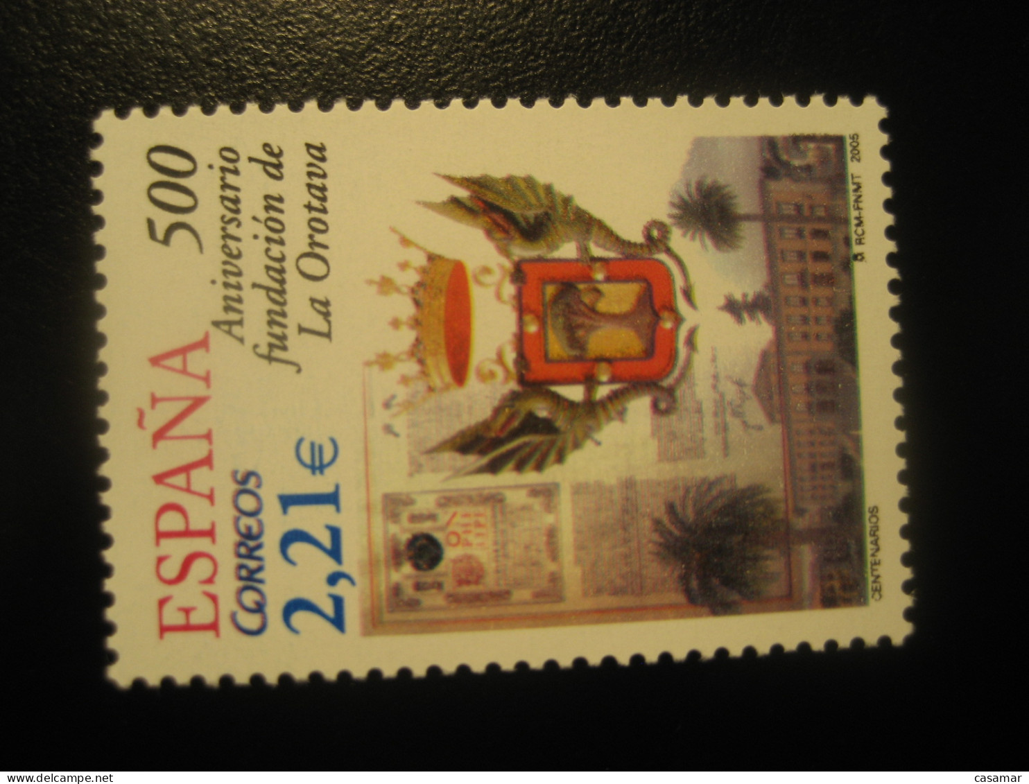 Edifil 4190 ** Unhinged Facial 2,21 Eur Stamp 2005 LA OROTAVA Tenerife Islas Canarias Cota Of Arms Heraldry SPAIN - Briefmarken