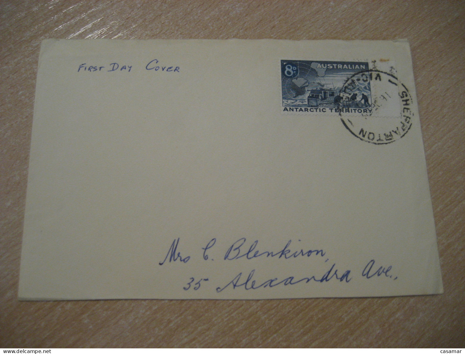 SHEPPARTON 1959 FDC Cancel Cover AAT AUSTRALIAN ANTARCTIC TERRITORY A.A.T. Antarctique - Cartas & Documentos