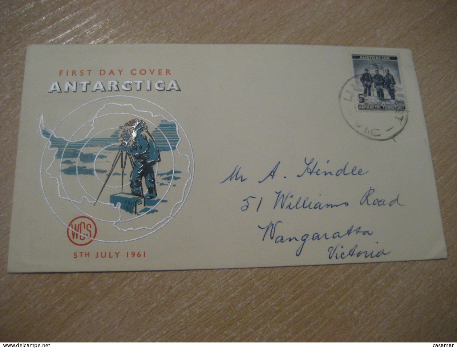 LIMA EAST 1961 To Wangaratta FDC Cancel Cover AAT AUSTRALIAN ANTARCTIC TERRITORY A.A.T. Antarctique - Covers & Documents