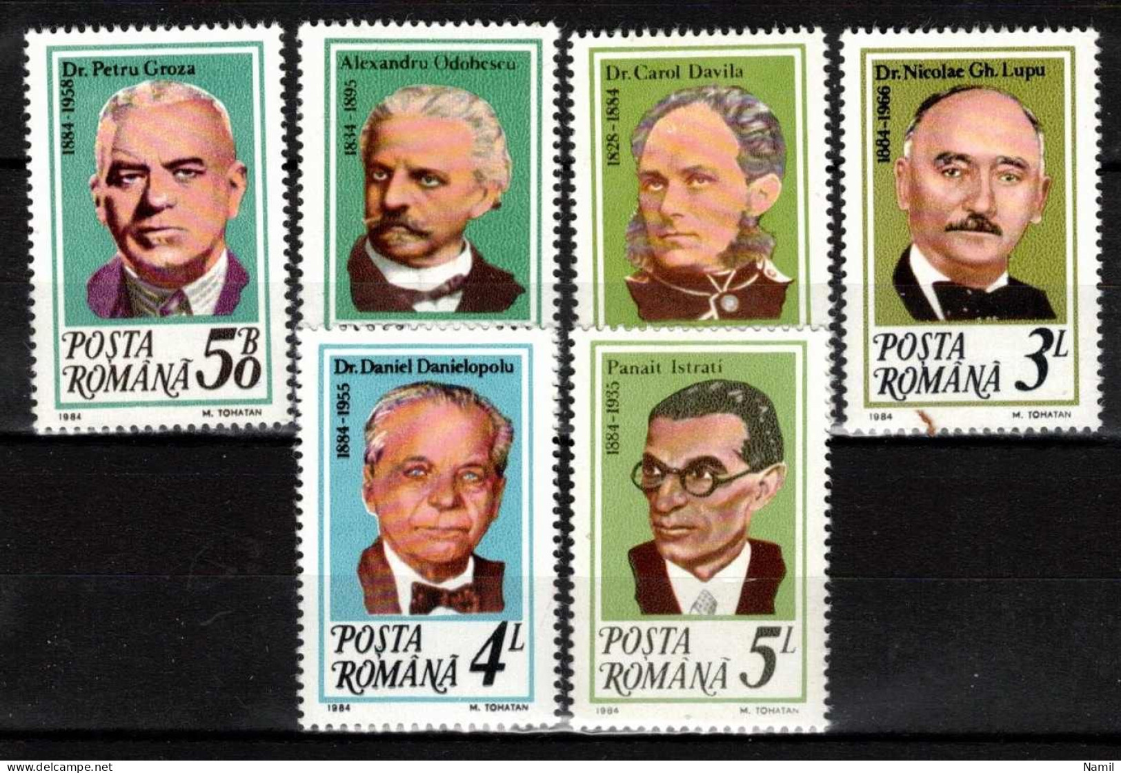 ** Roumanie 1984 Mi 4108-13 (Yv 3547-52), MNH)** - Nuevos