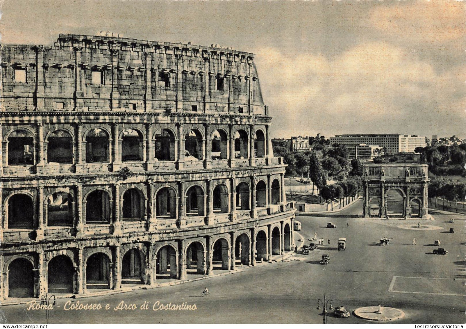 ITALIE - Roma - Colisée Et L'Arc De Costantin - Carte Postale - Kolosseum