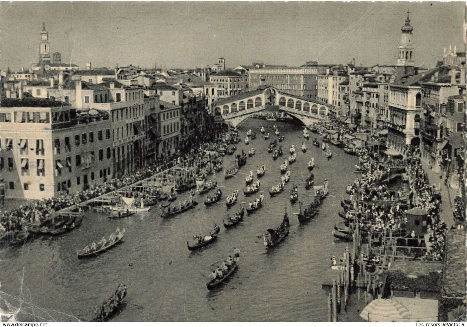 ITALIE - Venezia - Pont De Rialto - Animé - Carte Postale - Venezia (Venice)