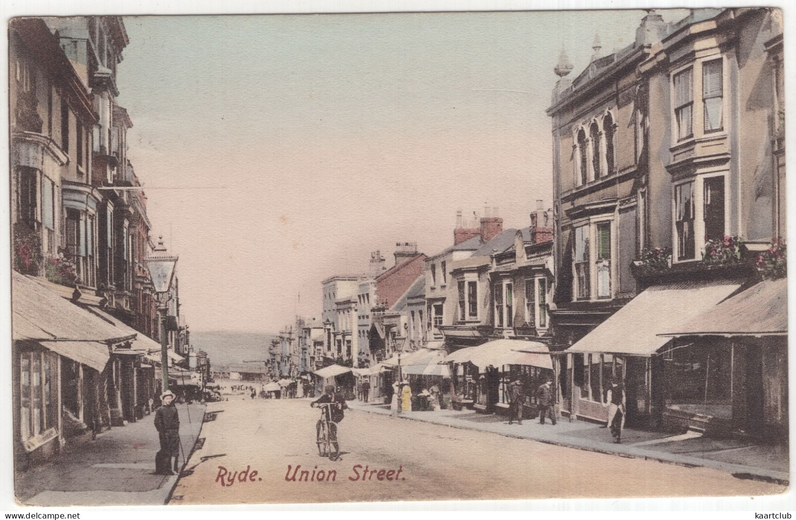 Ryde. Union Street. - (England) - 1906 - Bicycle - Autres & Non Classés