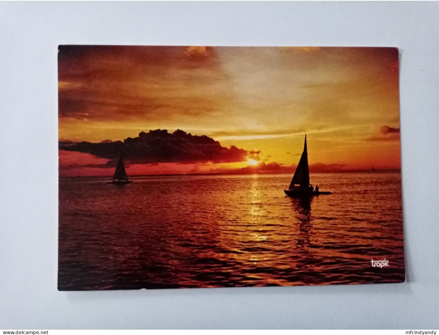 Carte Postale - Martinique - Coucher De Soleil Sur La Baie De Fort-de-France   (1ie) - Fort De France