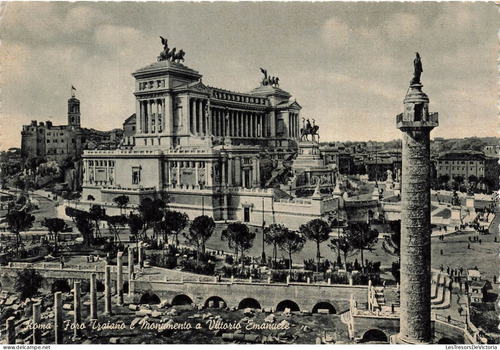 ITALIE - Roma - Monument à Victor Emmanuel Ll Et Forum De Trajan - Carte Postale - Autres Monuments, édifices