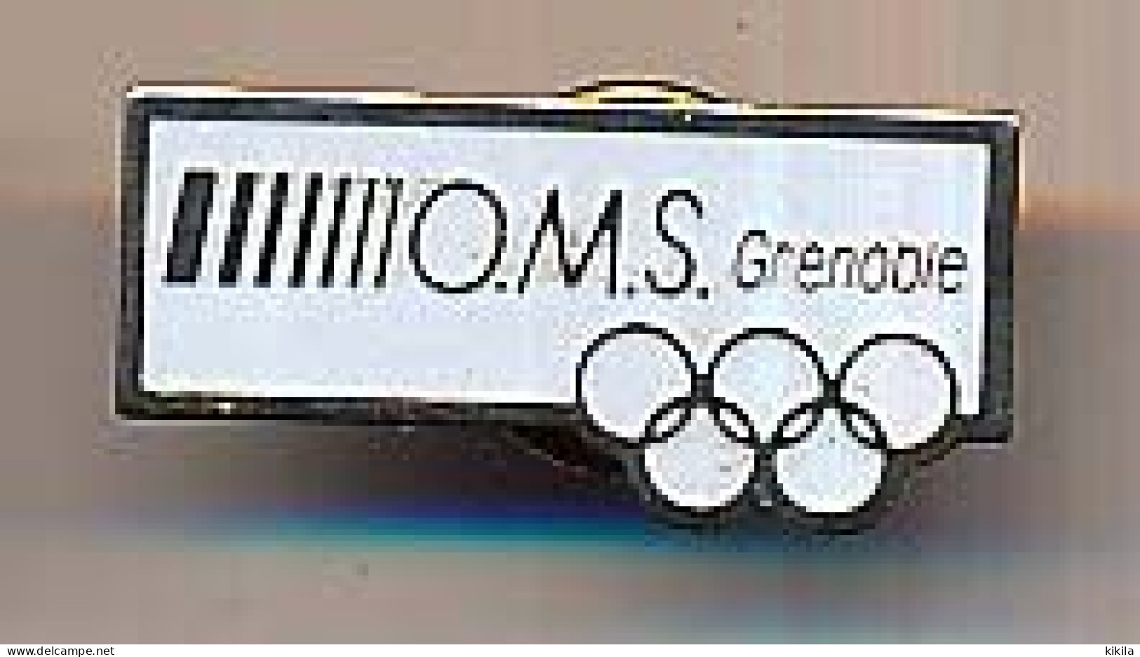 Pin's 26 X 13 Mm X° Jeux Olympiques D'Hiver De Grenoble 1968  O M S Grenoble - Giochi Olimpici