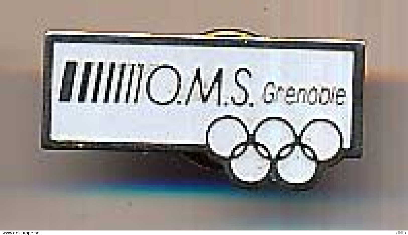 Pin's 26 X 13 Mm X° Jeux Olympiques D'Hiver De Grenoble 1968  O M S Grenoble - Jeux Olympiques
