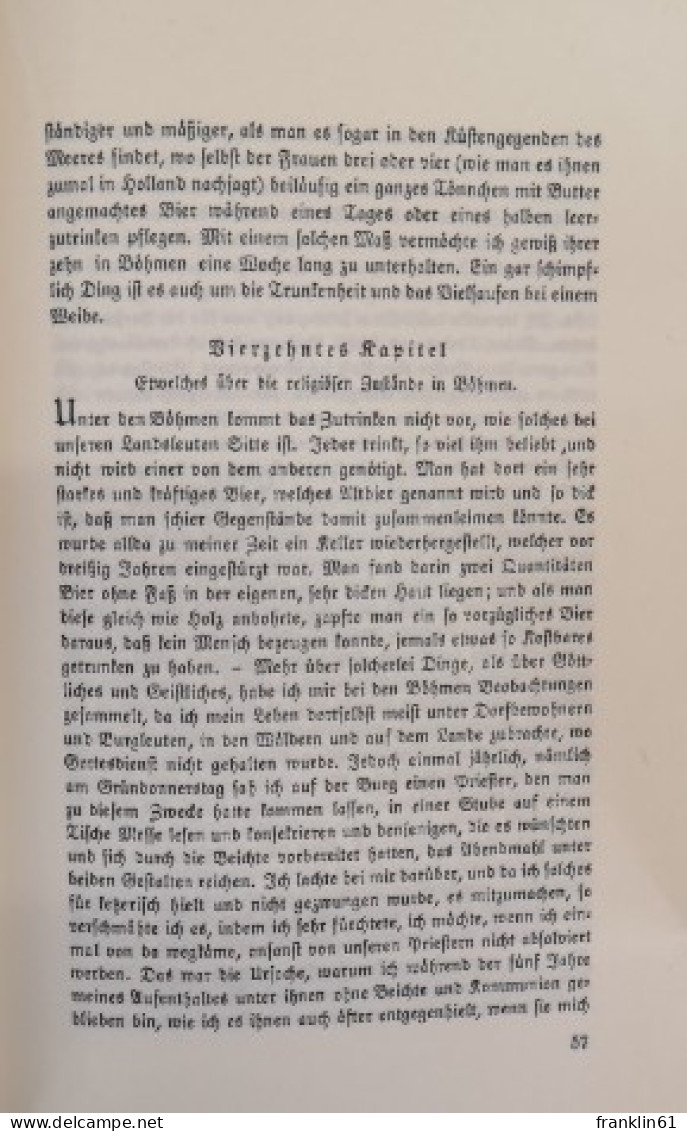 Des Johannes Butzbach Wanderbüchlein. - Andere & Zonder Classificatie
