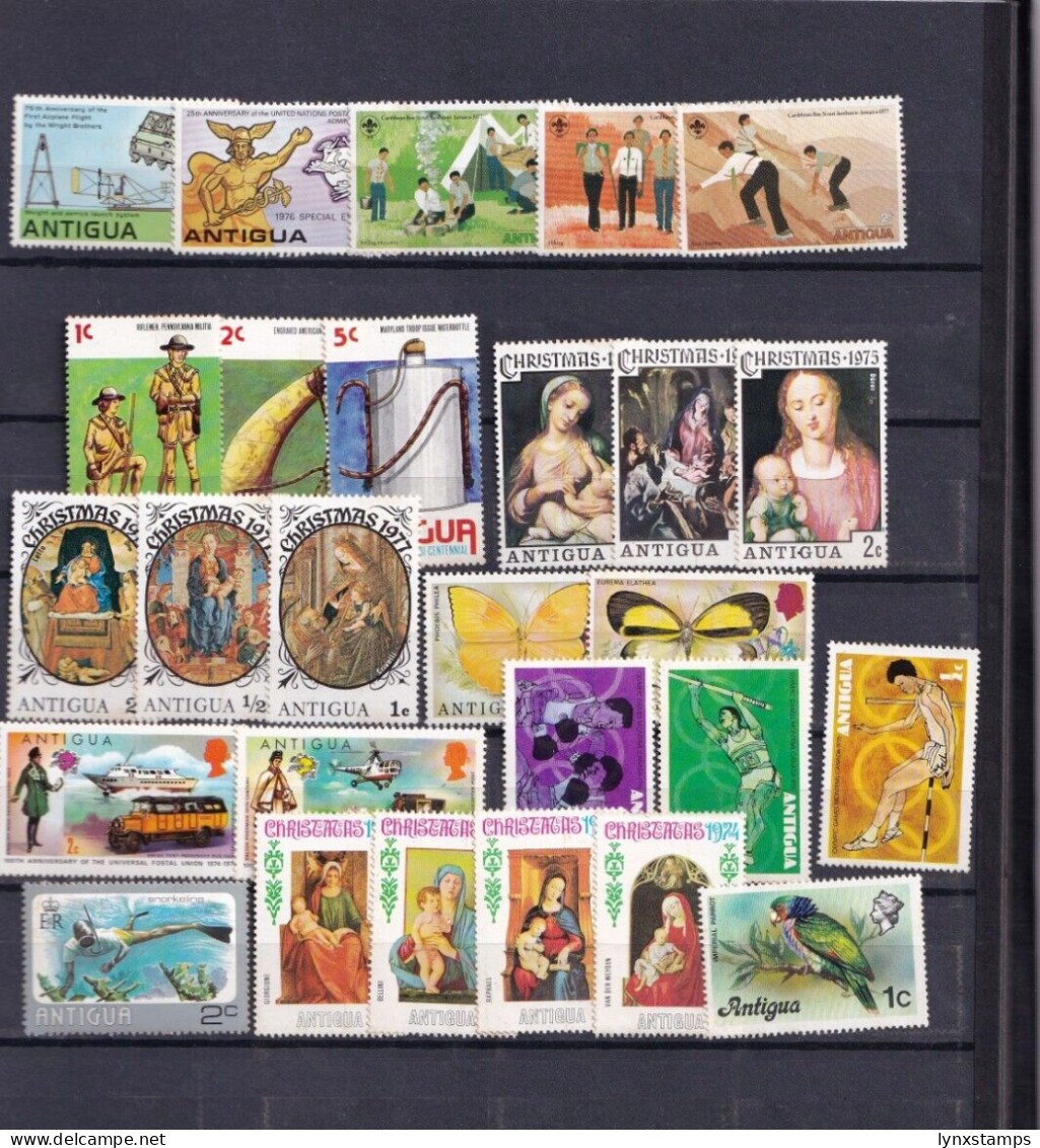 SA04 Antigua Various Selection Of Mint Stamps - Antigua And Barbuda (1981-...)