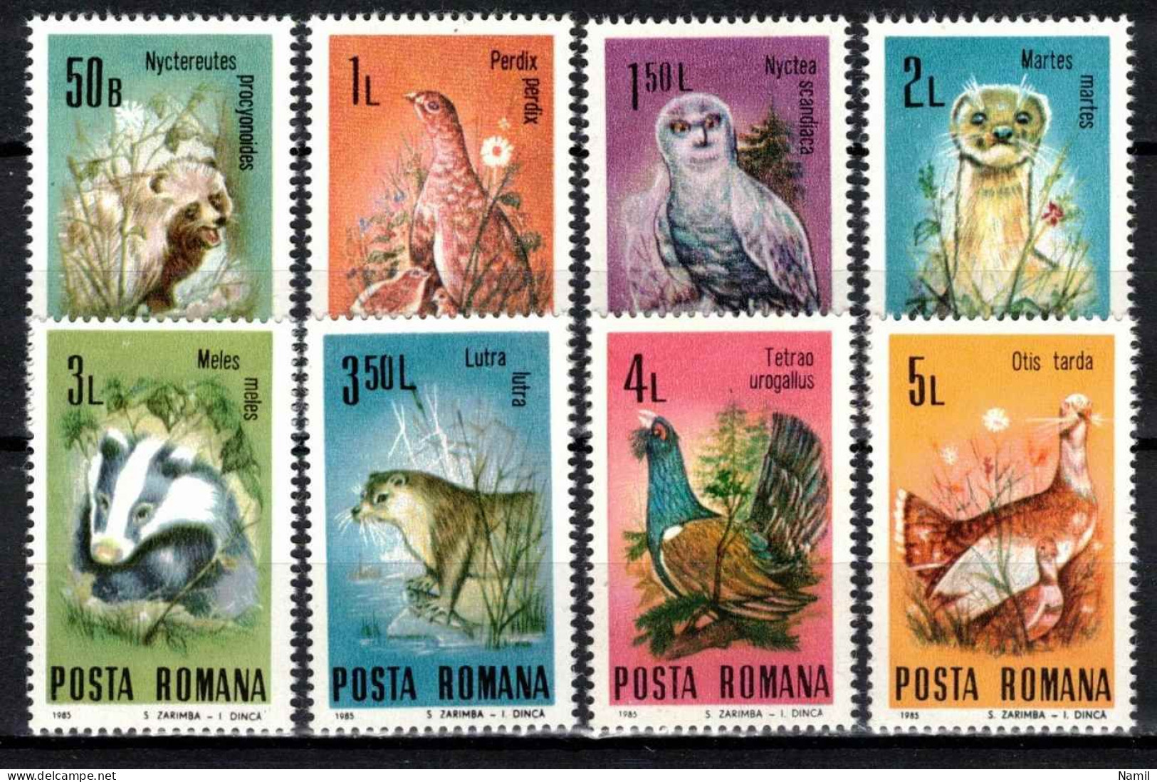 ** Roumanie 1985 Mi 4133-40 (Yv 3563-70), MNH)** - Unused Stamps